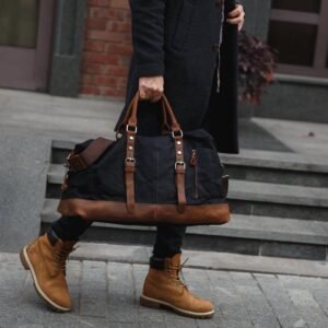 waxed canvas weekender duffle bagwaxed canvas weekender duffle bag for travel